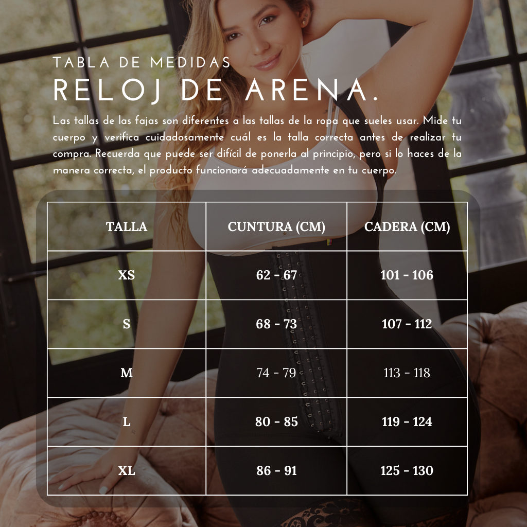 Faja Reloj de Arena: Cintura Perfecta, Busto Firme BZ31